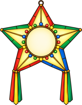 A star parol lantern